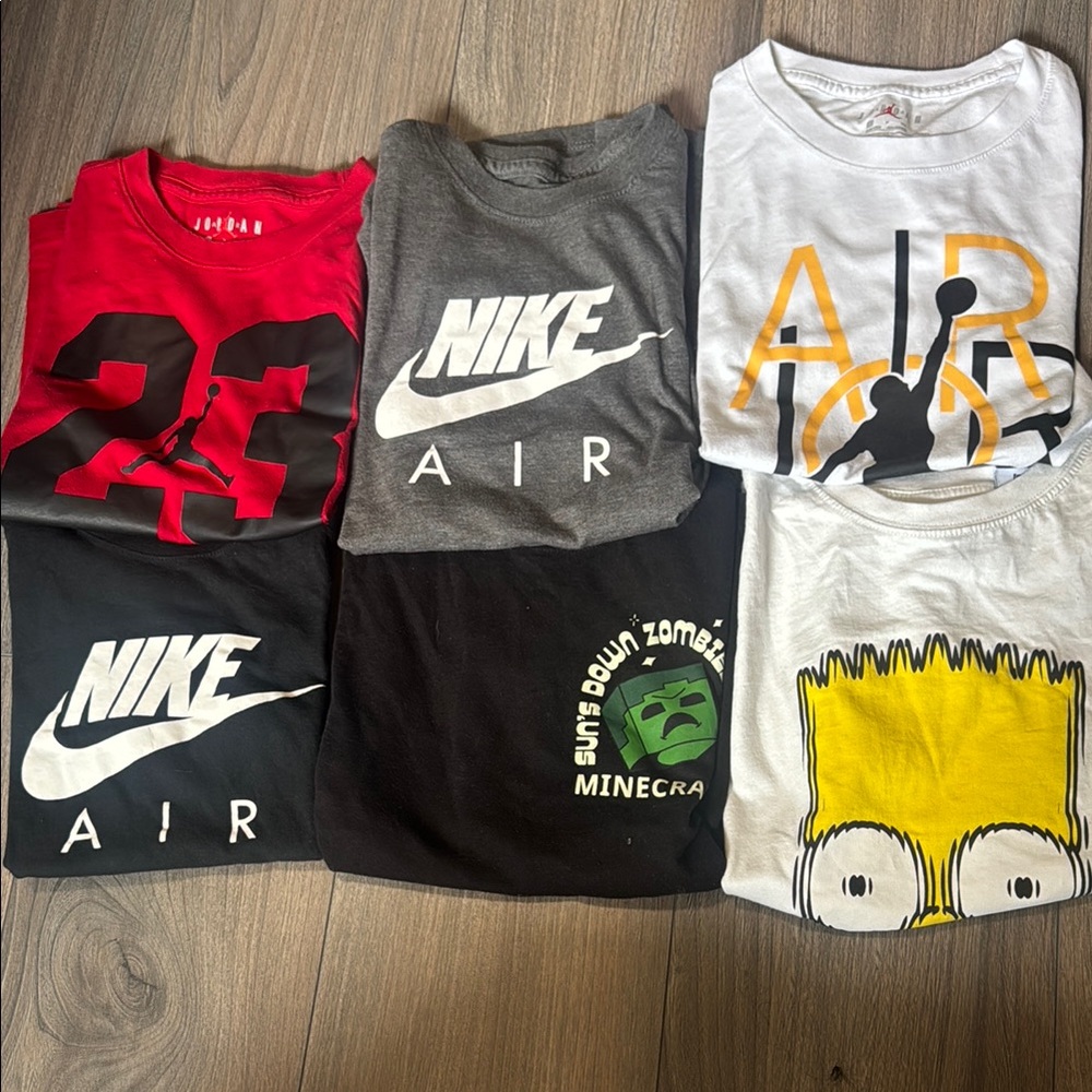 Boys Nike / Jordan Tee shirt bundle